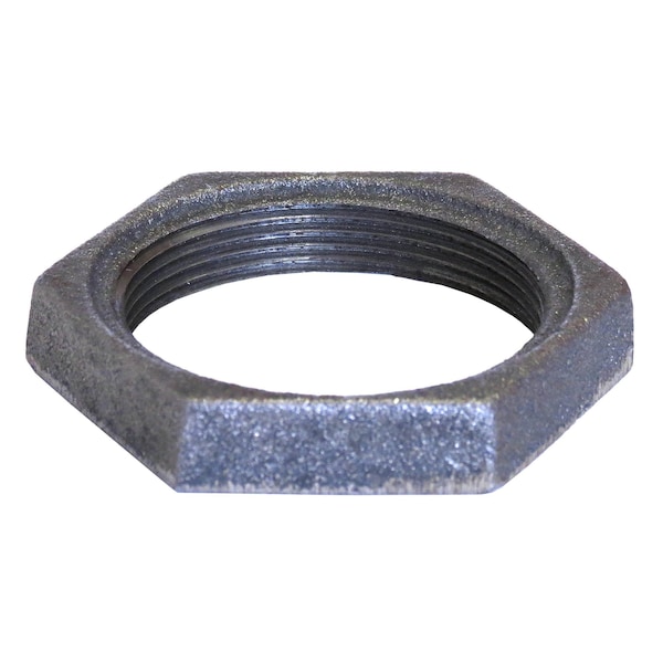 Usa Industrials Pipe Fittings - Black-Coated Malleable Iron - Class 150 - Locknut - 1in NPSL Female ZUSA-PF-20175 - main
