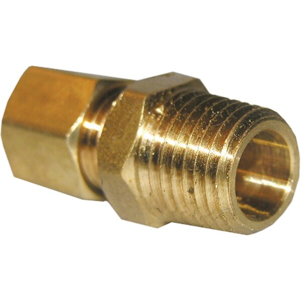 Westlake Pipe & Fittings 3/16'' Cx1/8'' MPT Brass Compression Adapter 17-6807 - main