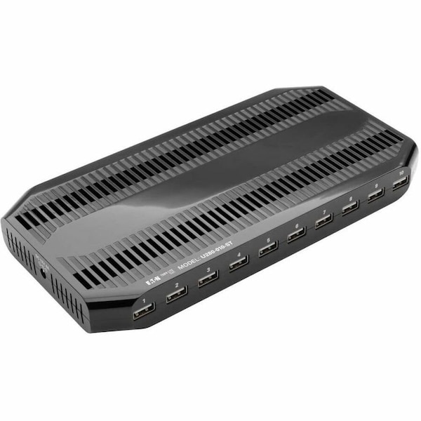 Tripp Lite USB Charger, Adjust, 10 port, 12V, 8A/96W U280-010-ST - main