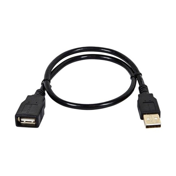 Monoprice 1.5ft USB 2.0 A Male to A Female Extension 28/24AWG Cable (Gold Plated) 5431 - main