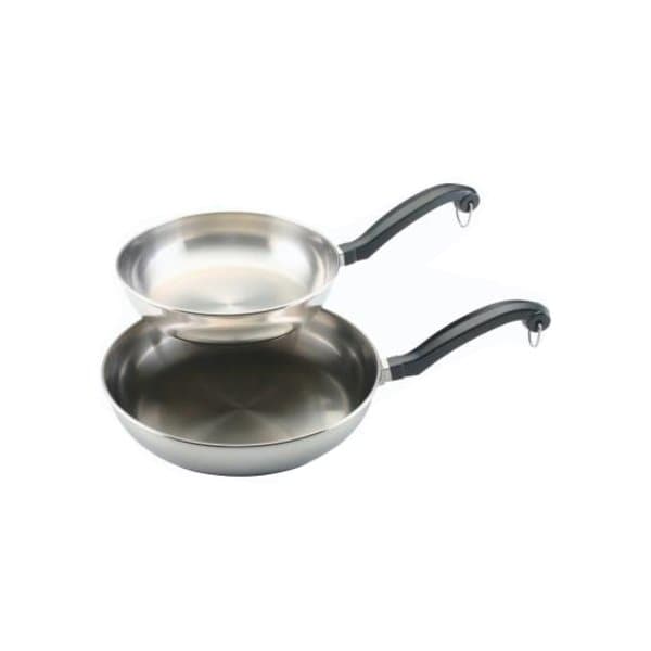 Farberware Classic Series Stainless Steel Skillet Set 8 & 10 in. Silver, PK2 71229 - main