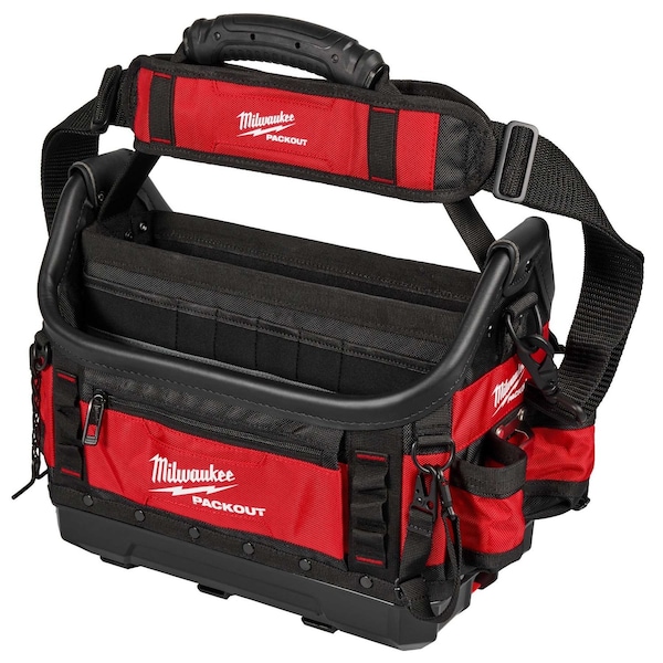 Milwaukee Tool Tool Tote, Red, Ballistic Polyester, 39 Pockets 48-22-8317 - main