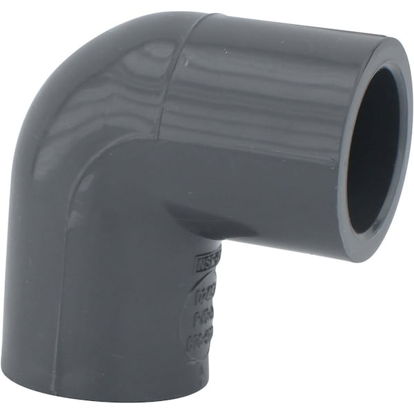 Charlotte Pipe And Foundry 1/2'' Slip x Slip Schedule 80 90 Deg. PVC Elbow, 1/4 Bend PVC 08300 1000HA - main