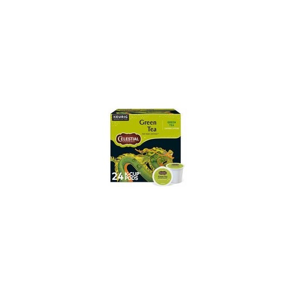 Celestial Seasonings Natural Antioxidant Green Tea K-Cup, Compatible with Keurig Brewer, Green Tea, 24PK 5000330010 - main