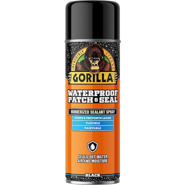 Gorilla Glue 16 Oz. Black Waterproof Patch & Seal Spray 104052 - main