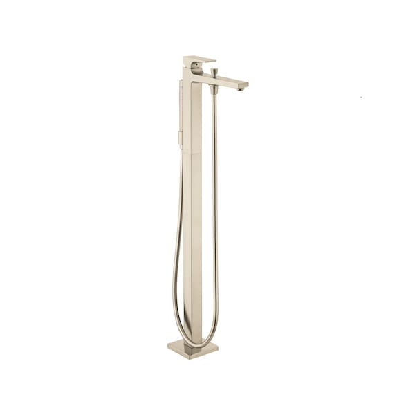 Hansgrohe Metropol Freestanding Tub Filler Trim with Lever Handle and 1.75 GPM Handshower in Polished Nickel 32532831 - main