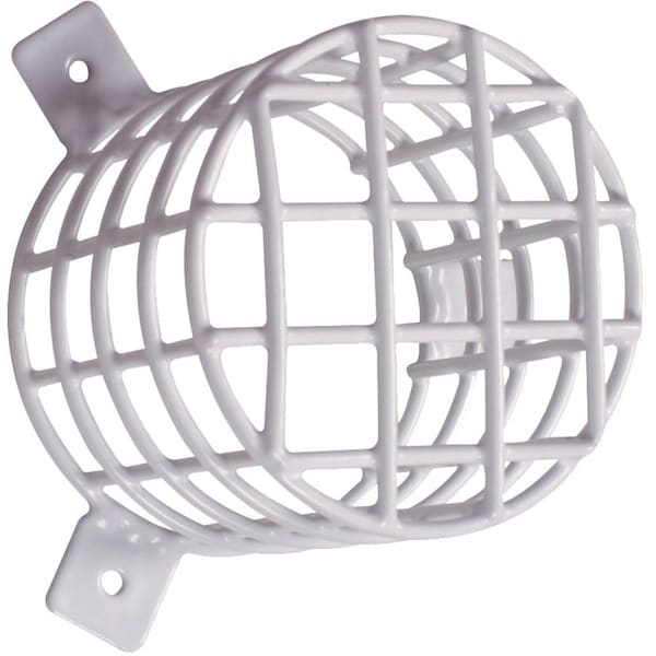 Safety Technology International Audible and Strobe Guard, Steel, Surface Mount, 3 3/4 in W x 3 3/4 in H x 3 1/2 in D, White STI-9615 - main