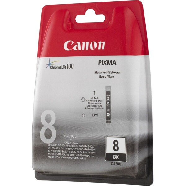 Canon Original Ink Cartridge - Black CNMCLI8BK - main