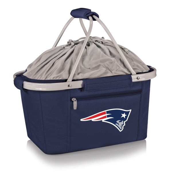 Picnic Time Family Of Brands NFL New England Patriots - Metro Basket Collapsible Cooler Tote 645-00-138-194-2 - main