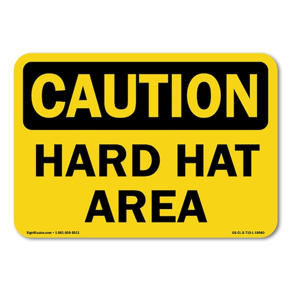 Signmission OSHA Sign, Hot Work Permit Required In This Area, Size: 14in X 10in Vinyl, 14" W, 10" H, Landscape OS-CL-D-1014-L-19980 - main