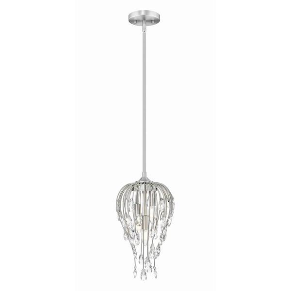 Z-Lite Gabriella Brushed Nickel 3 Light Pendant 1957P9-BN - main