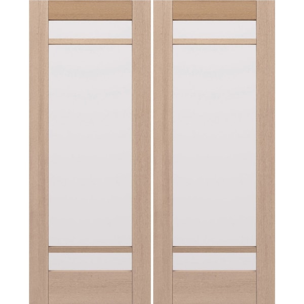 Doornmore G10302, 66.5" x 82" ( 2x32" Door) Left Hand, Mahogany SDL 3 Lite Exterior Door G10302-SW-3280_2_LI - main