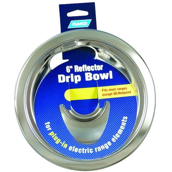 Camco Pan Drip Elect Range Chrm 6In 00383 - main