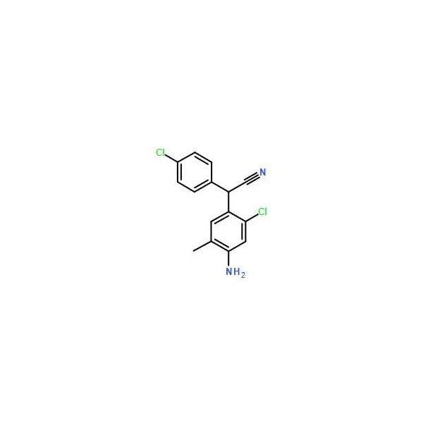 Ak Scientific 4-Amino-2-chloro-alpha-(4-chlorophenyl)-5-methylbenzeneacetonitrile (1g), CAS 61437-85-2 U369-1g - main