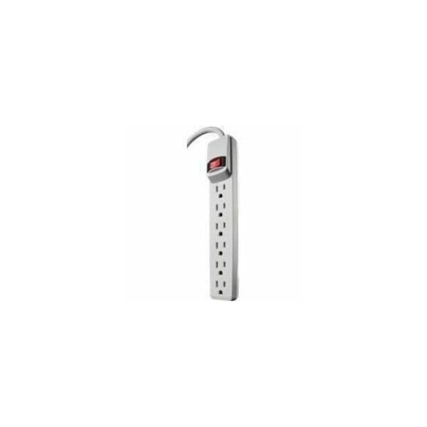Southwire Power Strip, 6 Outlet(s) 2 ft., White 41366 - main
