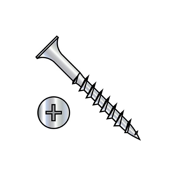 Zoro Select 7X1 5/8 Phil Bugle Deck Screw Dacrotized, 3000Pk 0726DPG - main