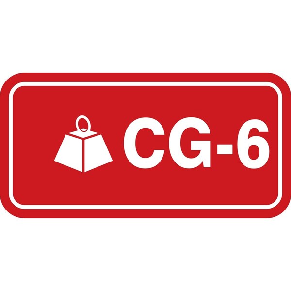 Accuform Energy Source ID Tag, CG-6, 1.5inx3in, Adhesive Dura-Poly, 5PK TDF106XVM - main