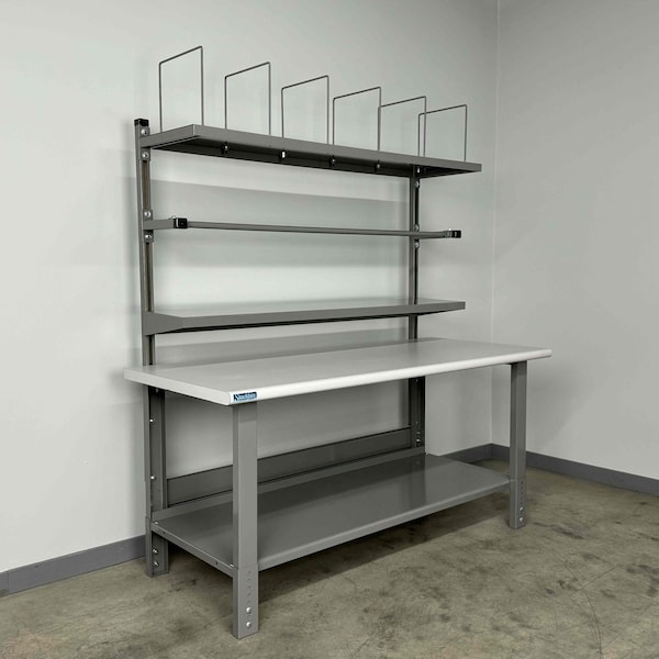 Stackbin Packing Work Bench, 72" W, 1000 lb. 4-6XPACK-8C-BG - main