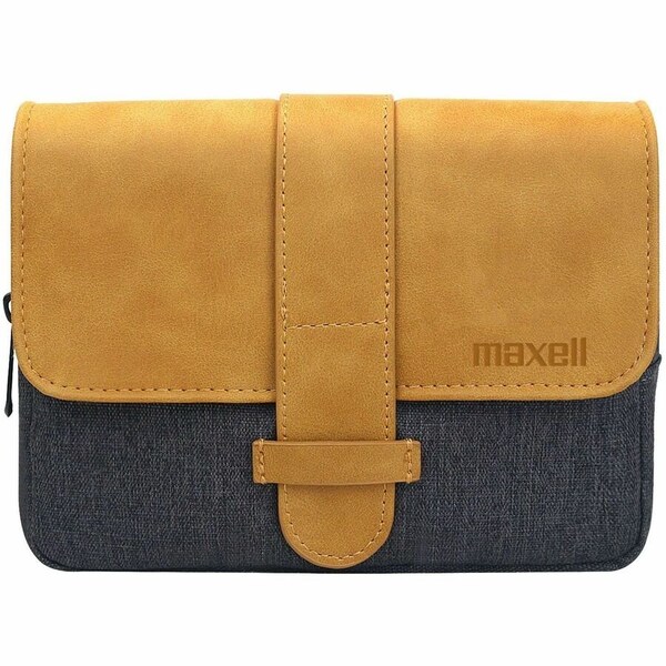 Maxell TG-OY1 SOFT SIDED TRAVEL ORGANIZER WITH ZIPPER CLOSURE, TAN FLAP PDQ 197271 - main