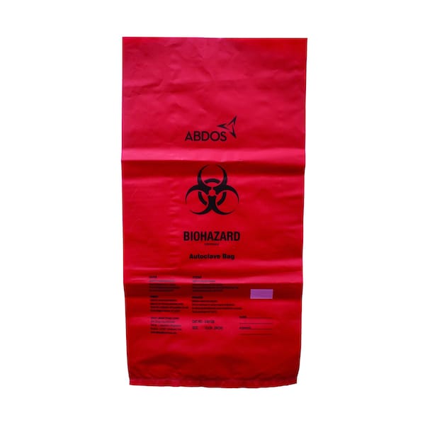 United Scientific Biohazard Disposable Bags, PP, 12in x 24in, 200PK UNU40106 - main