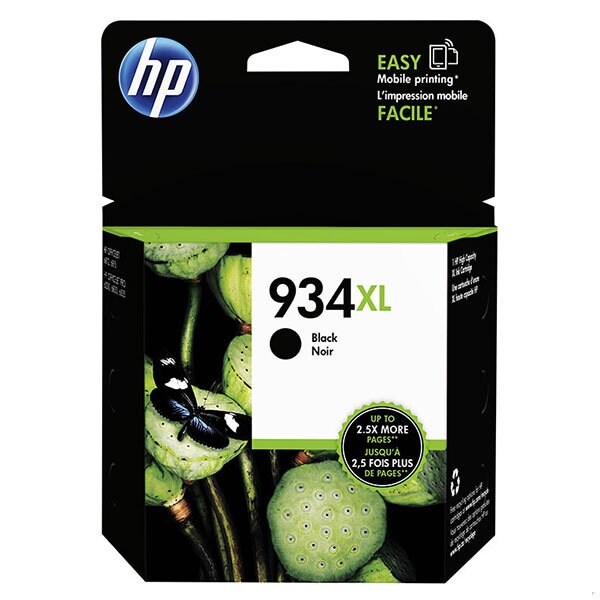 Hp 934XL (C2P23AN) High Yield Black Original Ink Cartridge (1,000 Yield) C2P23AN - main
