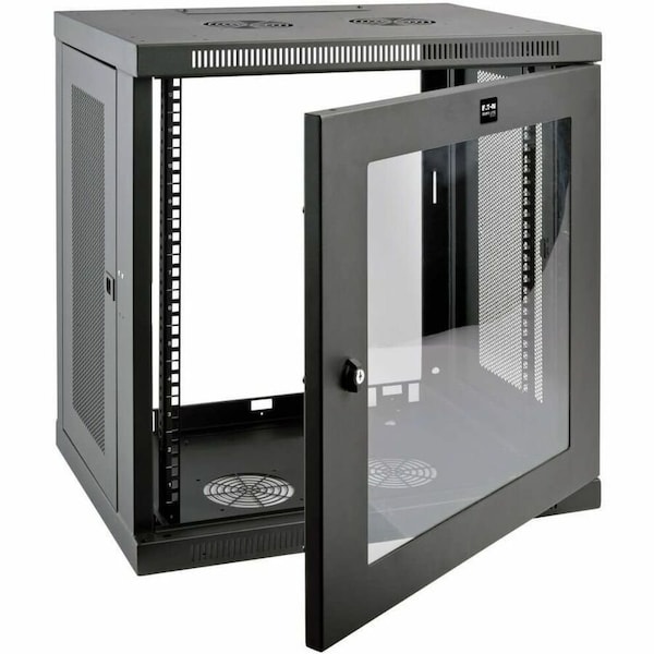 Tripp Lite 12U WALL MOUNT RACK ENCLOSURE SERVER CABINET W/ GLASS FRONT DOOR SRW12UG - main