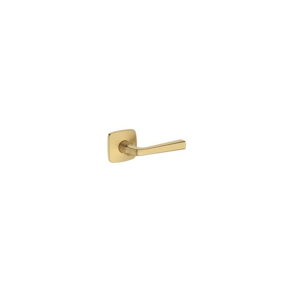 Baldwin Residential Door Levers Passage Right Hand Lifetime Satin Brass PSKINSFR044 - main