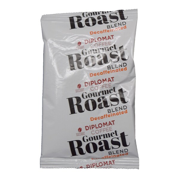 Diplomat Coffee Gourmet Roast DECAF Fractional Pack. Dark 2.5oz 42cs, 42PK C-LC-GR2.5-42D - main