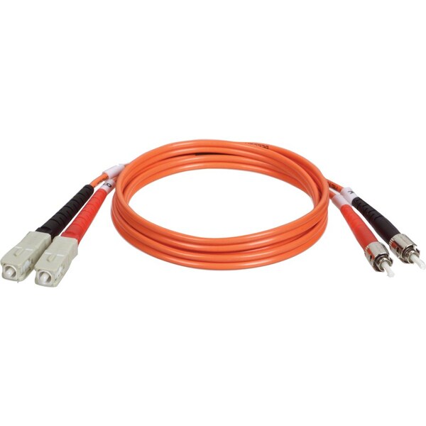 Eaton Tripp Lite Series Duplex Multimode 62.5/125 Fiber Patch Cable SC/ST, 8M 25 ft. N304-025 - main