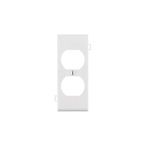 Leviton Receptacle Wallplate, Sectional, Gang 1, White PSC8-W - main