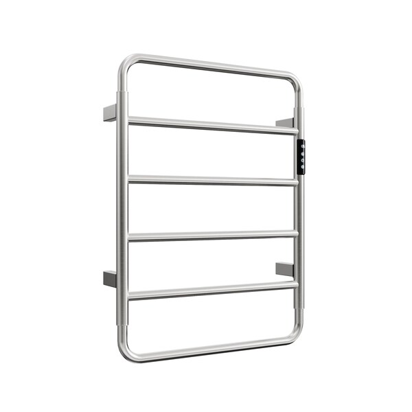 Edendirect 5-Bar Stainless Steel Electric Towel Warmer in Silver, Wall Mounted Towel Warmer ZR-EB01BR330 - main