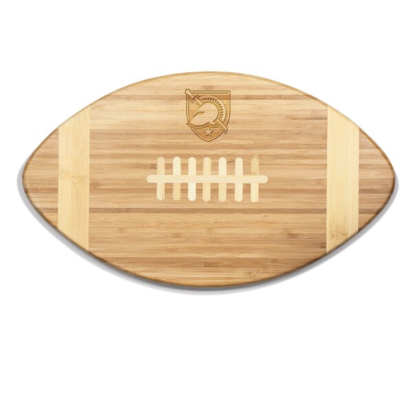 Picnic Time Family Of Brands NCAA Army Black Knights Logo Touchdown! Football Cheese Board - Novelty Charcuterie Board 896-00-505-763-0 - main