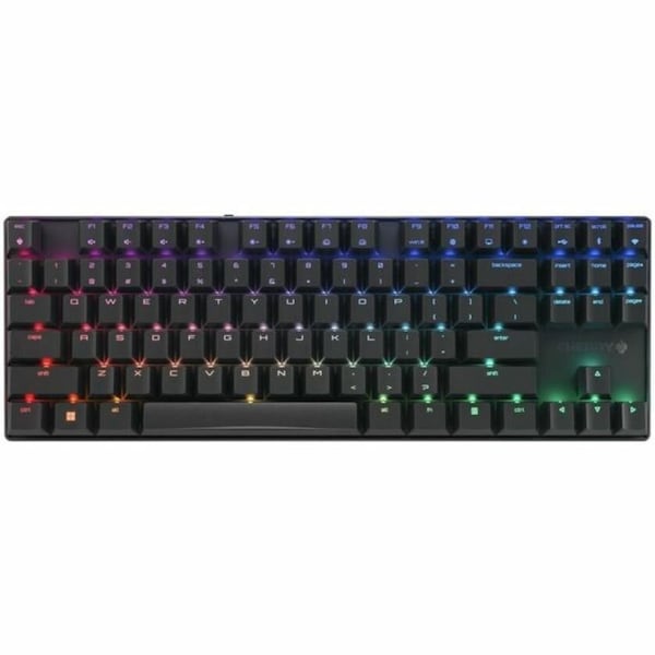 Cherry KEYB BLK RGB TOP LASERING ALUM HSING 5PRESET COLOR PROGRBG G80-3874LWAUS-2 - main