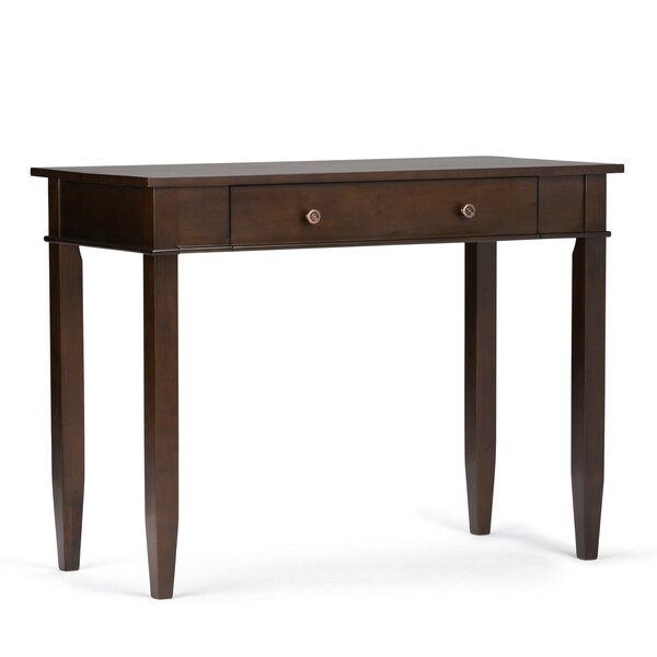 Homeroots 42" Brown Solid Wood Computer Desk 640680 - main