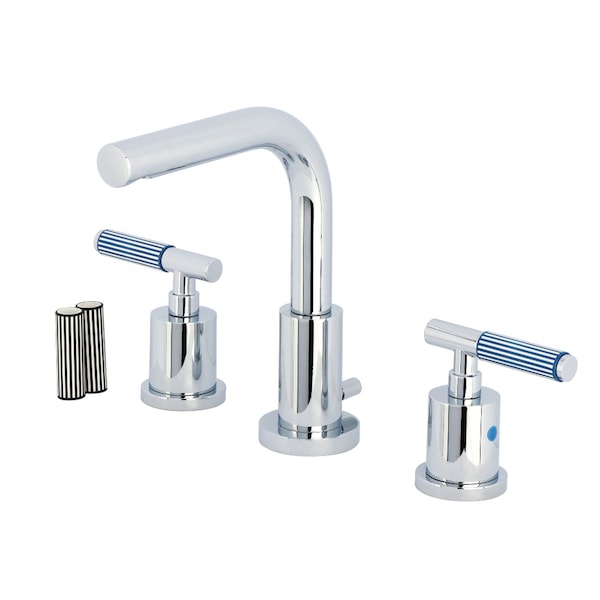 Kingston Brass Widespread Bathroom Faucet with Brass Pop-Up, Polished Chrome FSC8951KPS - main