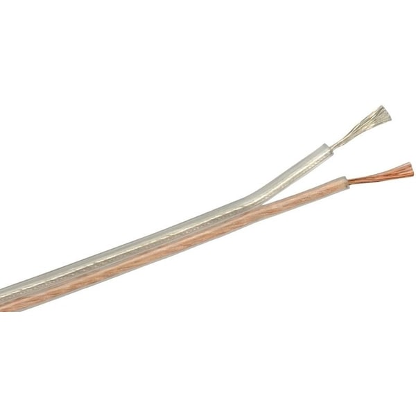 Southwire CCI 94605M418 Speaker Cable, 16 AWG, Clear Sheath 94605M418 - main