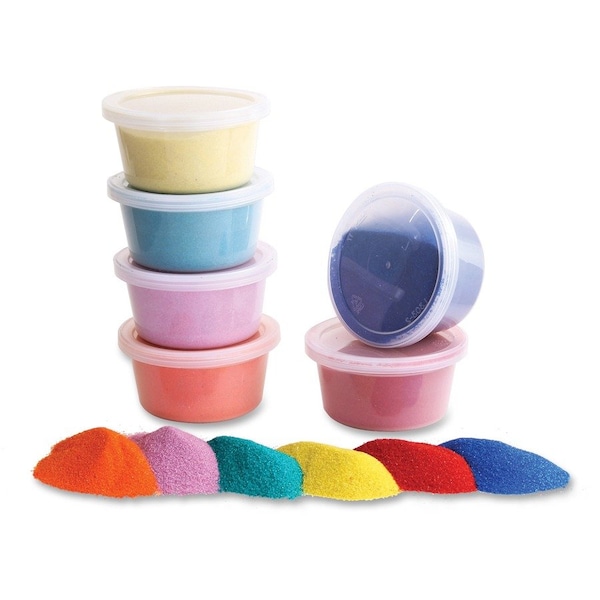 Hygloss Products Colored Sand, 6 oz. Jars, PK12 29606 - main