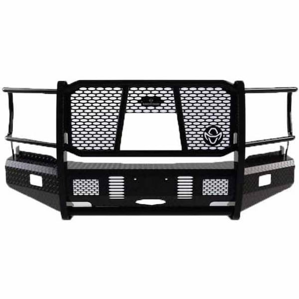 Ilc Repl. For Ford F150 Year 2017 Black Powder-Coated Steel Front Bumper Wgrille Guard Camera Acce WZ-EDF4-5 - main