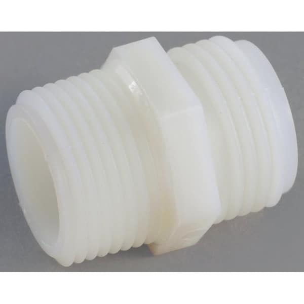 Anderson Metals Hose Adapter, 3/4 x 3/4 in, GHT x MPT, Nylon, For: Garden Hose 53778-1212 - main