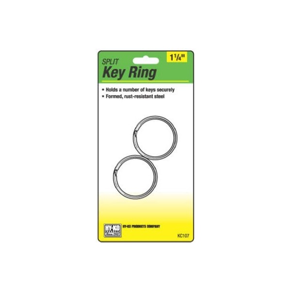 Hy-Ko Prod Co 2Pk1-1/4"Split Key Ring KC107 - main