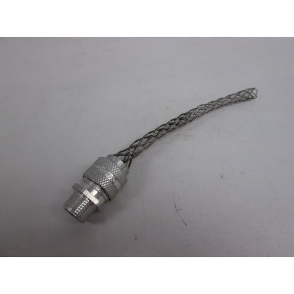 Hubbell Wiring Kellems Wire Management, Deluxe Cord Grips, Straight Male, .375-.500 in, 1/2 in with Mesh 7401008 - main