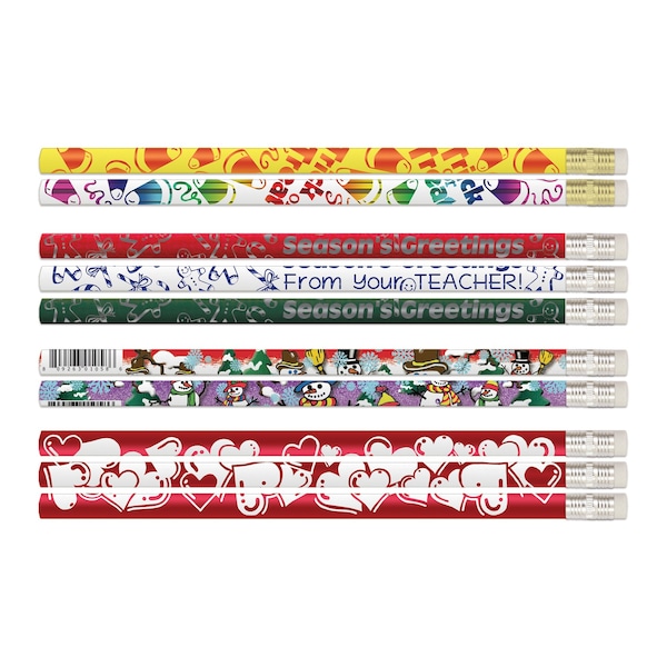 Musgrave Pencil Co Teacher Seasonal Pencils Assortment, 144PK EDU-SEA - main
