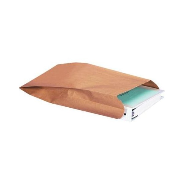 Box Packaging Gusseted Nylon Reinforced Mailers, #4G, 4"W x 2"D x 10"L, Kraft, 1000/Pack B891 - main
