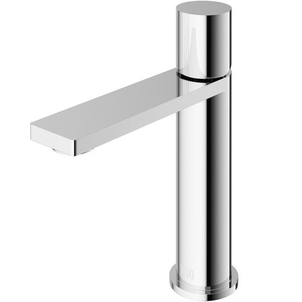 Vigo Halsey Single Handle Single-Hole Bathroom Faucet in Chrome VG01045CH - main