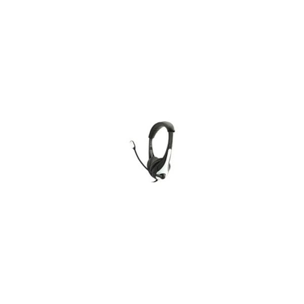 Avid Products On-Ear Headset with Microphone Black/White AE-36-White - main