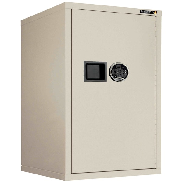 Fireking Fire Rated - storage cabinet with elock - 34"H Parchment Texture HSC-3422-DPTEL - main