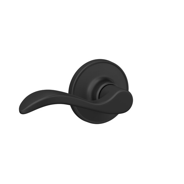 Schlage Residential - J Series Schlage Residential Passage Lock Seville Lever with 16254 Latch and 10101 Strike Matte Black Finish J10SEV622 - main