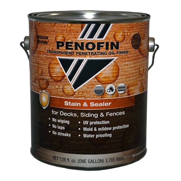 Penofin 1 Gal Mission Brown Stain & Sealer Transparent Stain & Sealer FSSMBGA - main