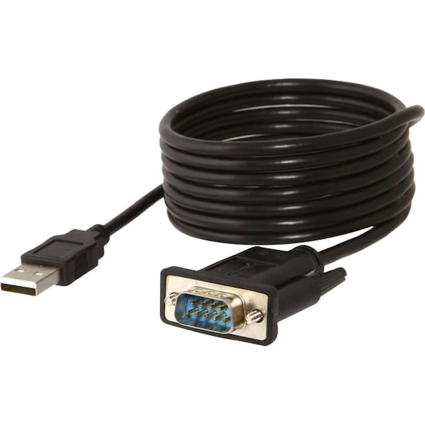 Sabrent USB 2.0 to Serial (9-Pin) DB-9 RS-232 Adapter Cable 6ft Cable (FTDI Chipset) CB-FTDI - main