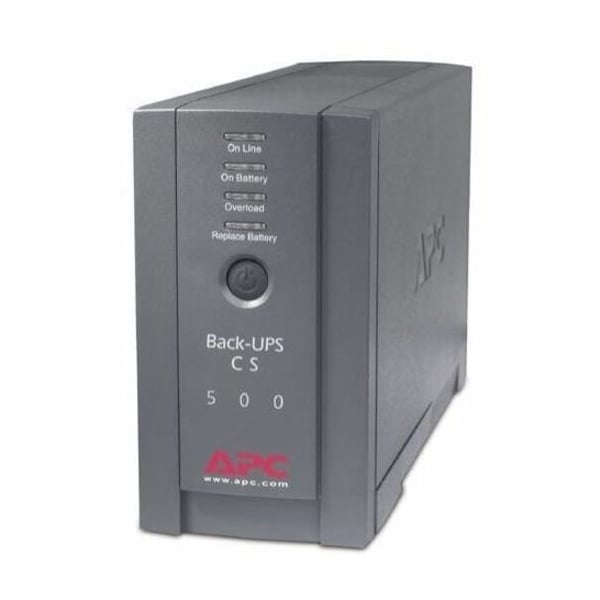 Apc UPS System, 500VA, Standby, Out: 120V AC In: 120V AC BK500BLK - main